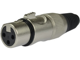 Gniazdo mikrofonowe XLR (3-pin) na kabel