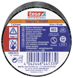 Taśma izolacyjna tesa 53988-00142-00 tesaflex IEC (D x S) 10 m x 19 mm 10 m 1 szt.
