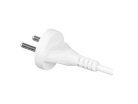 Przewód przyłączeniowy z wtyczką WJ-21 b/u 1m H03VV-F 2x1 biały