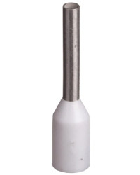 Końcówka tulejkowa izolowana TI 0,5mm2/8mm biała cynowana TI0,5L8x500 /500szt./