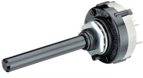 Encoding rotary switch, 16 pole, hexadecimal, straight, 150 mA/50 V AC/DC, BCK-1001