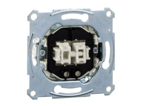 MERTEN Wyłącznik podwójny świecznikowy z podświetleniem podtynkowy zaciski śrubowe MTN3535-0000 SCHNEIDER ELECTRIC