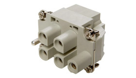 Wkład złącza 4+PE żeński 65A 1000V EPIC H-S 4+2xPE BAS 10407900 /10szt./