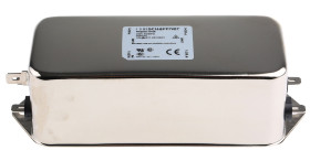 Filtr EMI 10A 1-fazowy 220kΩ 250 V AC/DC 400Hz 4,5 mH Schaffner Montaż w obudowie