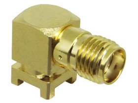 Złącze koncentryczne Montaż na płytce drukowanej Żeński typ złącza Złącze SMA 18GHz Przepust typ kabla Koncentryczny
