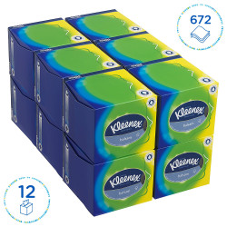 Chusteczki Jednorazowego użytku, 56-szt., kolor Biały, Kimberly Clark 3 KLEENEX Na sucho