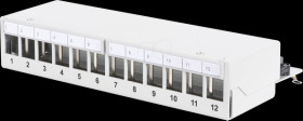 DN-93706 Patch panel, 12-port, shielded