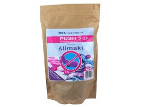 Push 5 GB na ślimaki 1kg, metaldehyd 5%.