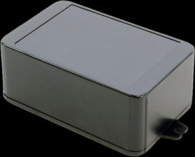 ABS enclosure, (L x W x H) 125 x 80 x 50 mm, black (RAL 9005), IP54, RL6225-FBK