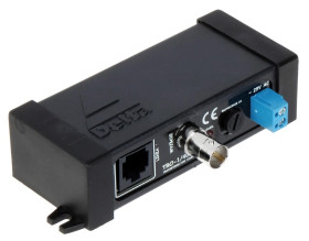 Aktywny odbiornik do przesyłania sygnału wideo + zasilanie po skrętce, AHD, HD-CVI, HD-TVI, CVBS, 4K UHD TRO-1/400