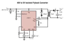 Monolithic High Voltage Isolated Flyback Converter