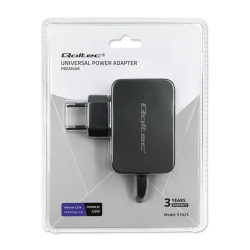 Qoltec Uniwersalny zasilacz do laptopa 45W Automatyczny MultiPlug 8 wtyczek