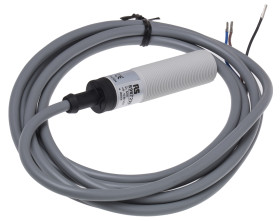 Czujnik zbliżeniowy M18 Pojemnościowy 5 mm RS PRO Wpuszczany 10 → 30 V DC długość 70mm Gwintowany