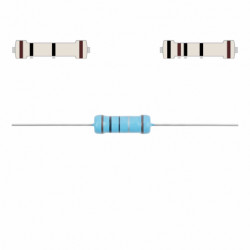 Rezystor 10 Ohm tolerancja 1% precyzyjny moc 3W 10R 5x16mm metalizowany