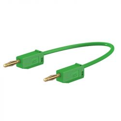 Przewód pomiarowy silikonowy LK205/SIL 0,6m (zielony)