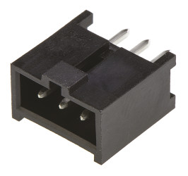 Wtyk PCB 3-pinowe raster: 2.54mm -rzędowe Molex Przewlekany 3.0A 350.0 V.