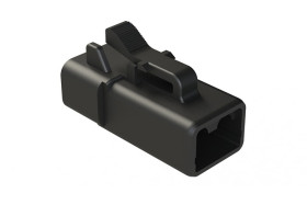 Złącze samochodowe 2-pinowe Amphenol Industrial -rzędowe PL 25A ATP06 Montaż na kablu Połączenie zagniatane Złącze