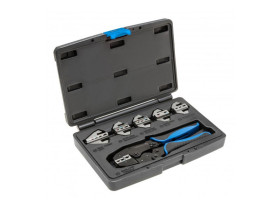 Szczypce do zaciskania z wymiennymi szczękami 6 szt. HT1P176 HOEGERT