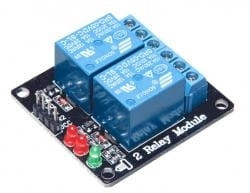 Moduł 2 przekaźników, zasilanie 5Vdc, wyjście 10A / 250Vac