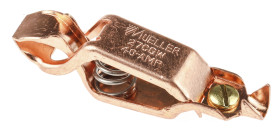 Zacisk krokodylkowy 40A Nie 16mm Mueller Electric