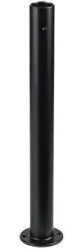 Holding tube, black, (L x H) 250 x 46 mm, for TILTED DIAMOND+, 5.05.525.144/0000