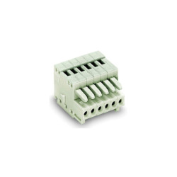 WAGO 733-105 PCB Spring Connector 2.5mm 4A 5 Pole Female