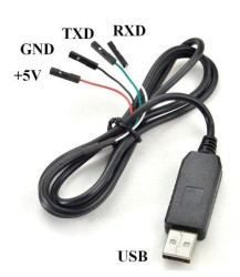 Konwerter USB-UART/RS232 - z przewodem 100cm - PL2303HX - zgodny z Arduino