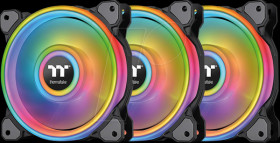 CL-F089-PL14SW-A Thermaltake Riing Quad 14 RGB, 140 mm, black, pack of 3