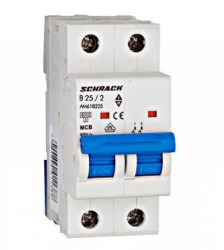 Wyłącznik instalacyjny 6kA, B 25A, 2P Seria AMPARO