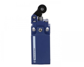 Wyłącznik krańcowy 1R 1Z migowy tworzywo trzpień z rolką z ramieniem przepust M20 XCKN2121P20