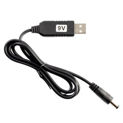 Kabel zasilający USB przetwornica 9V 1A 5.5/2.5