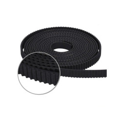 Pasek GT2 Black szerokość 6mm 1m. Drukarka 3D PepRap CNC