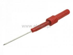 Końcówka pomiarowa igła giętka 20.162.1 czerw. 1mm