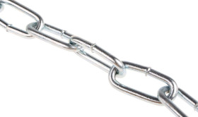 Łańcuch średnica połączenia 6mm dł. połączenia 42mm RS PRO długość 10m ocynkowany Stal