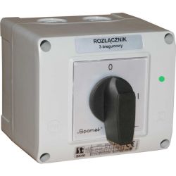 SK32 OB14L Łącznik krzywkowy w obudowie z lampką