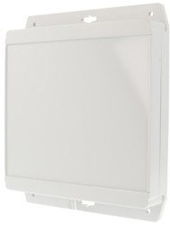 ABS enclosure, (L x W x H) 180 x 180 x 40 mm, light gray (RAL 7035), IP66, 1555WF17GY