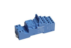 Gniazdo przekaźnikowe do serii 55.32/55.34/85.02/85.04 modułów 99.80, zaciski sprężynowe, montaż na szynę DIN 35mm 94.54SMA