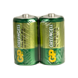 GP GPPCC14KC001 Greencell Zinc Chloride C Battery - Pack of 2