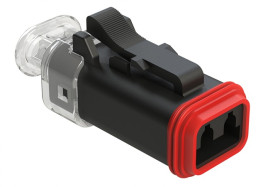 Złącze samochodowe 2-pinowe Amphenol Industrial -rzędowe Żeński 13A AT06 Złącze