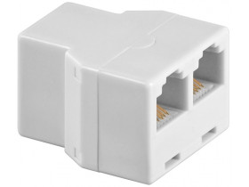 T-Adapter ISDN Gniazdo RJ12 (6P6C) 2 gniazd RJ12/RJ225 (6P6C)