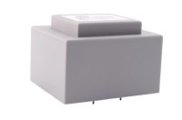 TSZZ12-2x12 Transformator zalewany do druku, moc = 12W, napięcie: 2x12V, wymiary: 52x44x34,6 mm