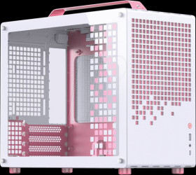 Z20 White-Pink Jonsplus Z20 Micro-ATX housing, with carrying handle
