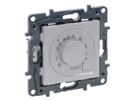 NILOE STEP Termostat pokojowy aluminium 863341 LEGRAND