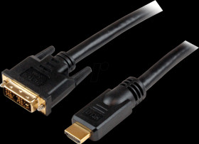 HDDVIMM5M Cable, HDMI Male to DVI-D Male, 5 m