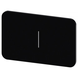 SIRIUS ACT, ETYKIETA WKÅADANA LUB SAMOPRZYLEPNA, 17.5 X 27MM, CZARNA, SYMBOL: I - 3SU1900-0AD16-0QB0