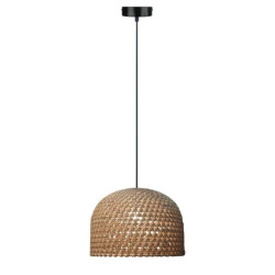 Rattanowa lampa wisząca Kanso 40 cm jasne drewno 1xE27 Light Prestige
