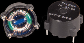 CAF-0,6-100 Current-compensated choke, 100 mH, 20/30 mm