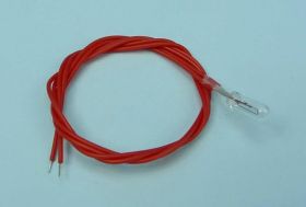 12V/60mA 4,2x11mm ŻARÓWKA Z KABELKIEM