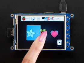 Adafruit PiTFT Plus 320x240 3.2" TFT + Resistive Touchscreen
