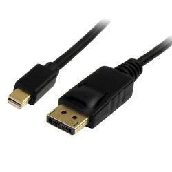 Kabel DisplayPort długość 2m B: Display Port A: Złącze DP (Display Port) Mini męskie v. 1.2 StarTech.com 4K @ 60 Hz